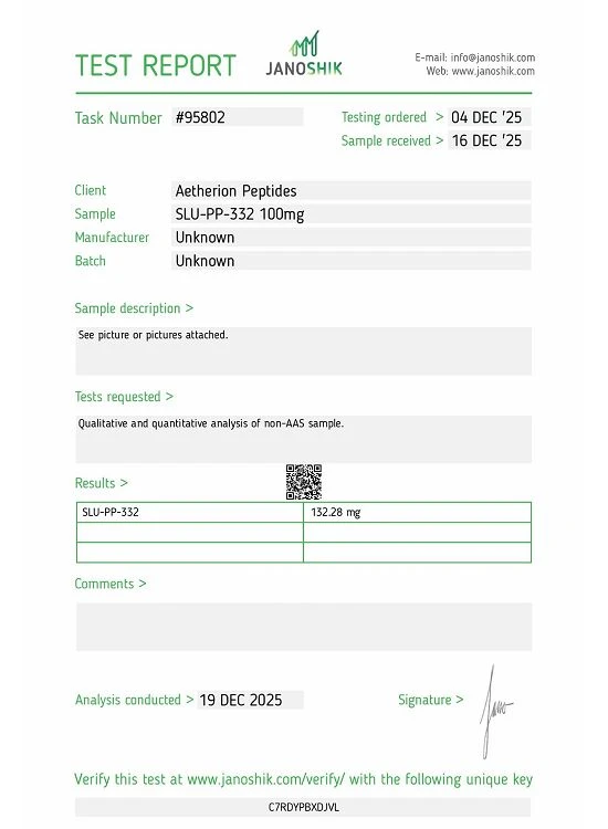 TEST REPORT